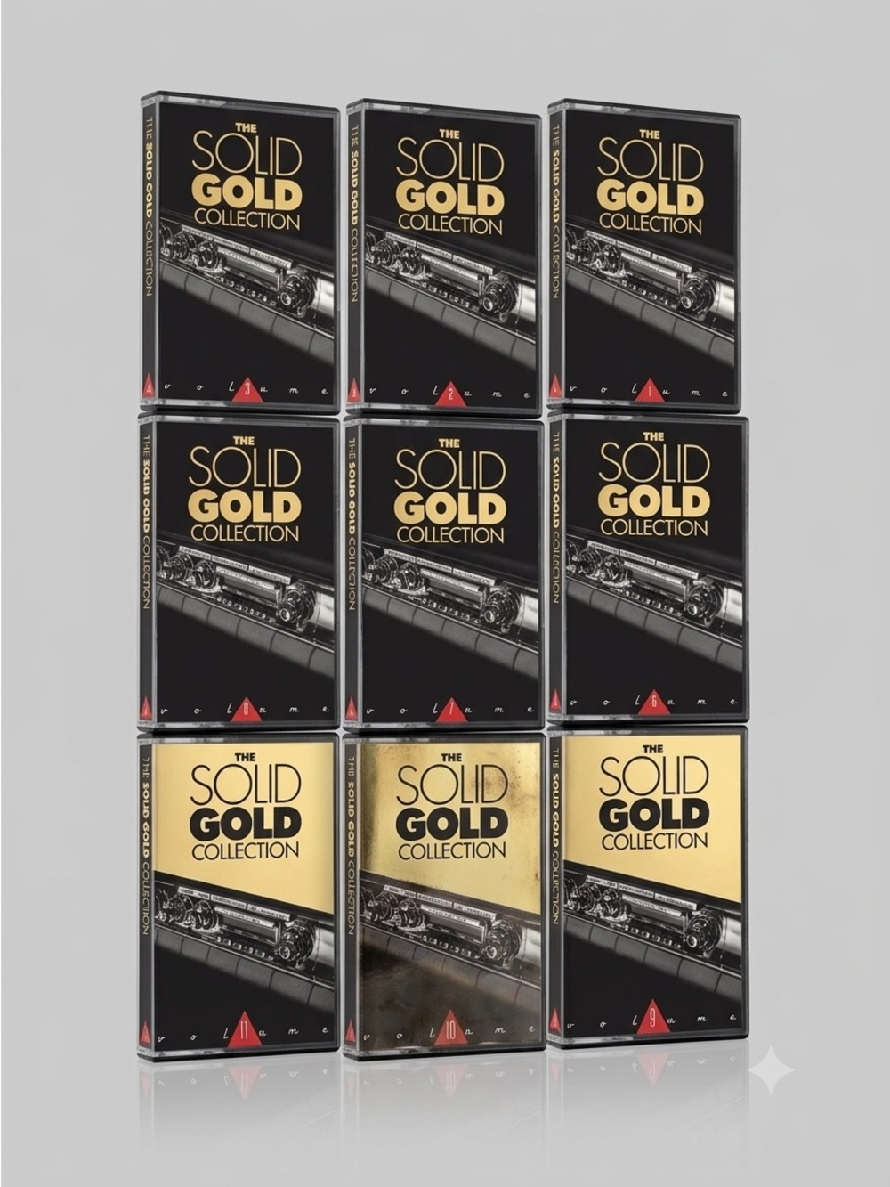 The Solid Gold Collection Cassette Tapes Vol - 9 Tapes in total 🇨🇦